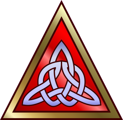 Celtic Triangle - Red